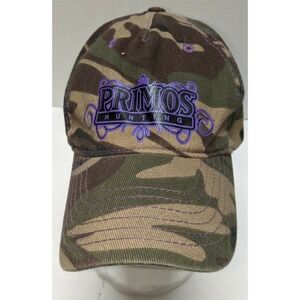 Bass Pro Shops Primos Hunting Camouflage Cap Adjustable Purple & Black Logo